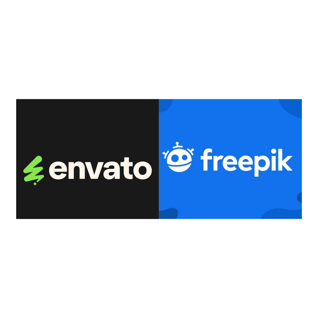 Envato + Freepik (1 Mês)